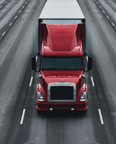 Dry van freight shipping coordinated for commercial business transportation