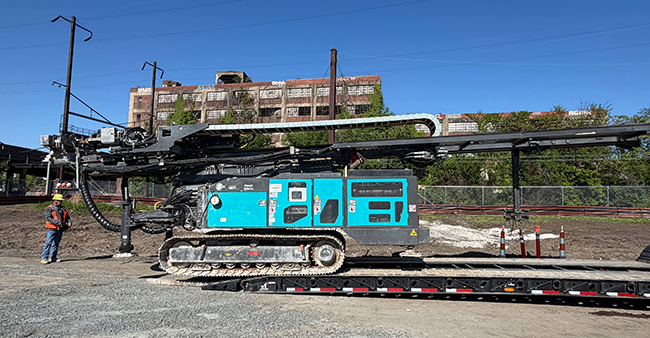 Heavy haul freight prepared for specialized transportation with loading and site requirements reviewed