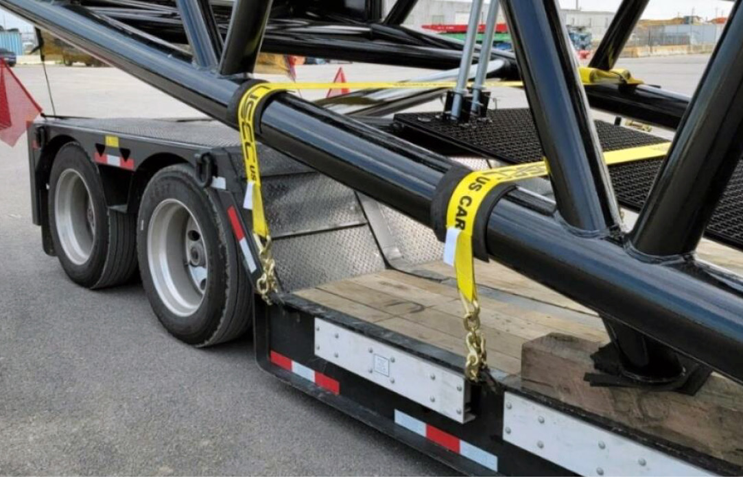 Buchanan Hauling Truck using proper securement