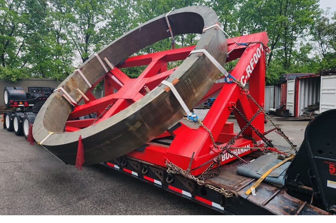 Buchanan Hauling Truck using proper securement