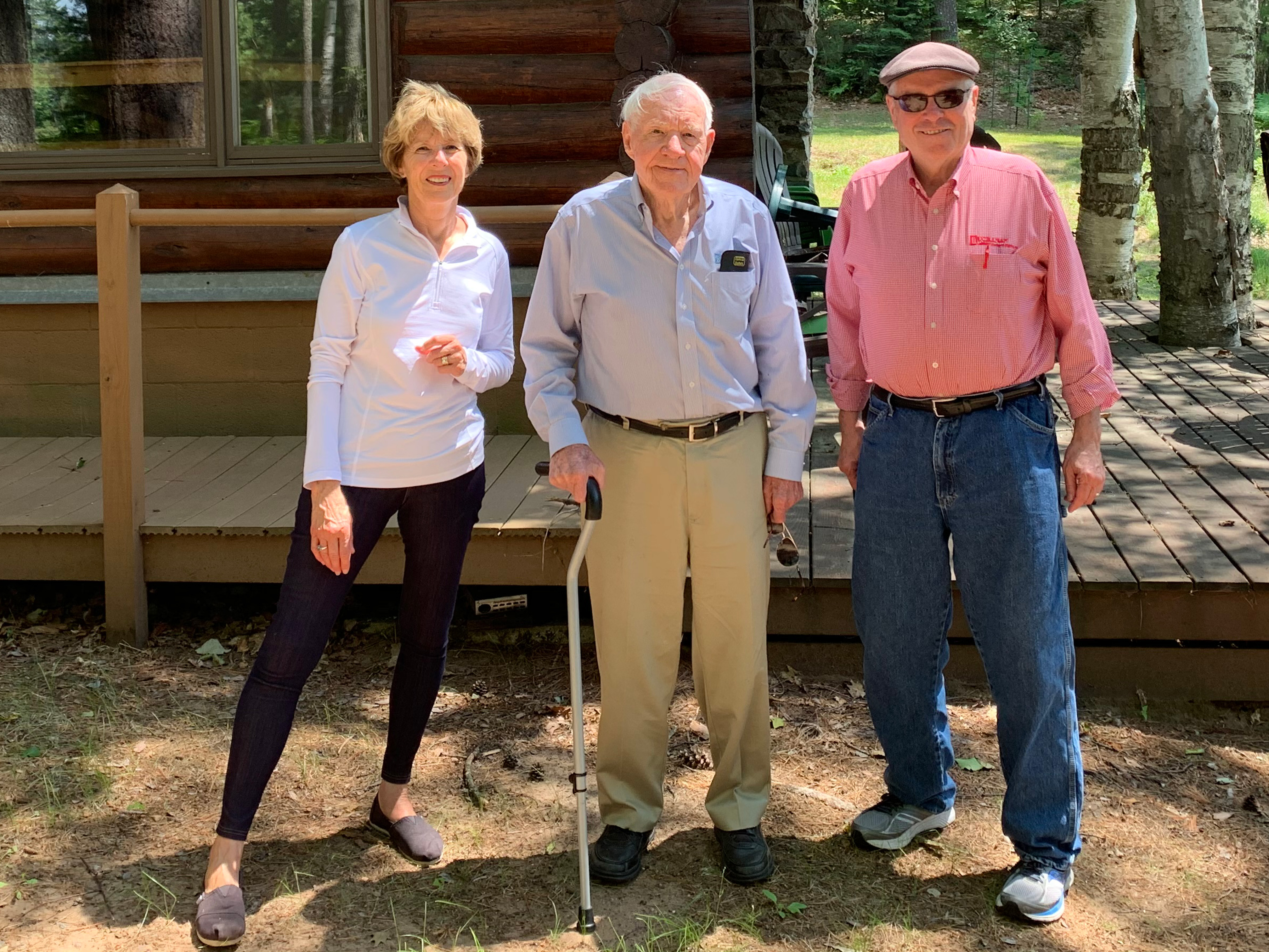 Bob Jesse and close friends Geary and Becky Buchanan.
