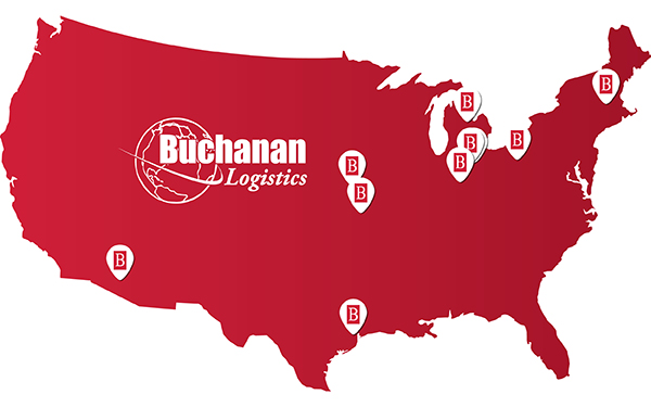 Buchanan Logistics Locations