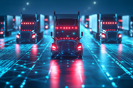 Freight supply chain coordination connecting shipping facilities and transportation carriers.