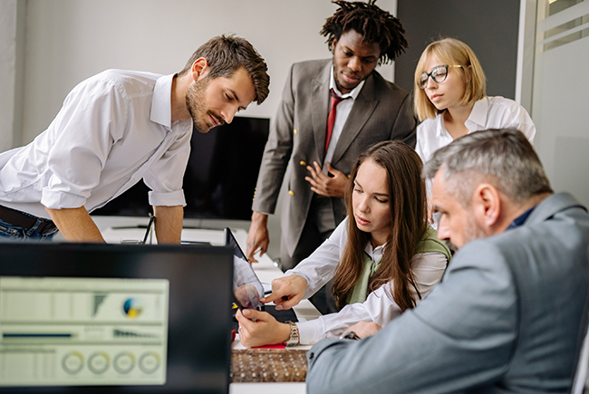 Logistics professionals solving complex freight transportation challenges.