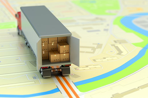 Outsourced freight management coordinating transportation logistics operations.
