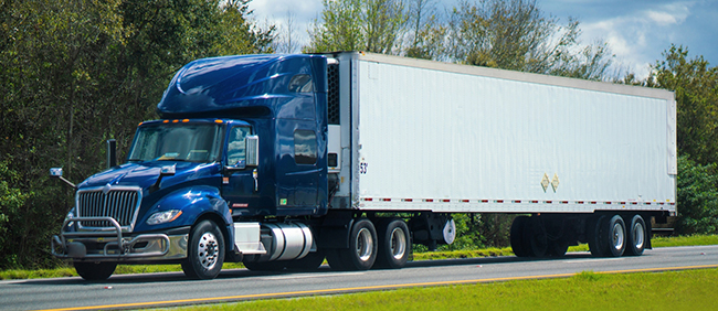 Dry van shipping coordinated through a nationwide logistics network