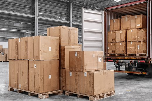 Digital freight matching system coordinating trucking capacity and freight shipments.