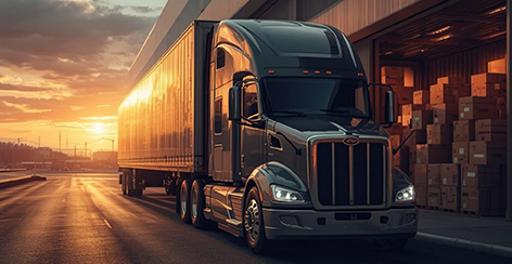 Freight load matching process connecting trucking carriers with shipping loads.