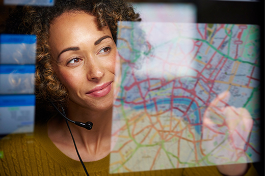 Freight dispatch coordination supporting trucking logistics operations.