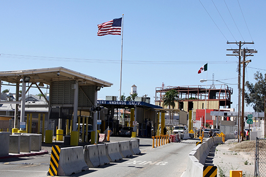 Cross-border freight shipping across North America