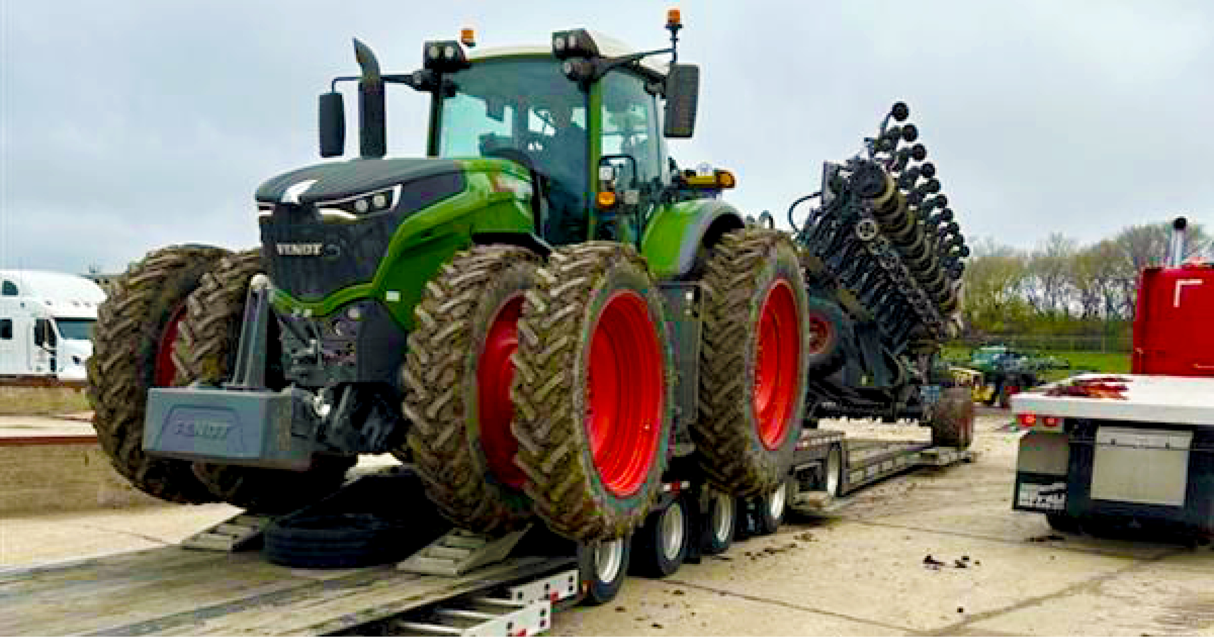 Buchanan Logistics moves a piece of Agricultural equipment for a customer.