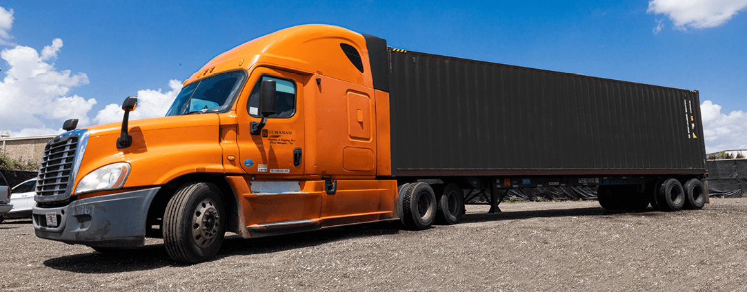 Buchanan Logistics will transport your drayage container from port to rail to store.
