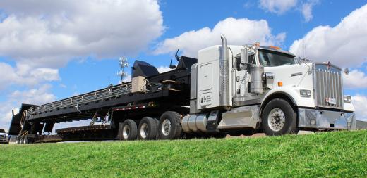 Buchanan Logistics transporting an elevator system for a facility using their step deck trailer. Buchanan Logistics transporting an elevator system for a facility using their step deck trailer.