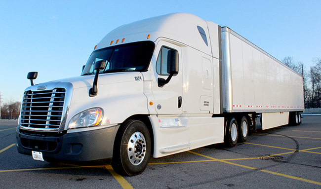 Buchanan Logistics has a dry van waiting for customers in need of freight transport.