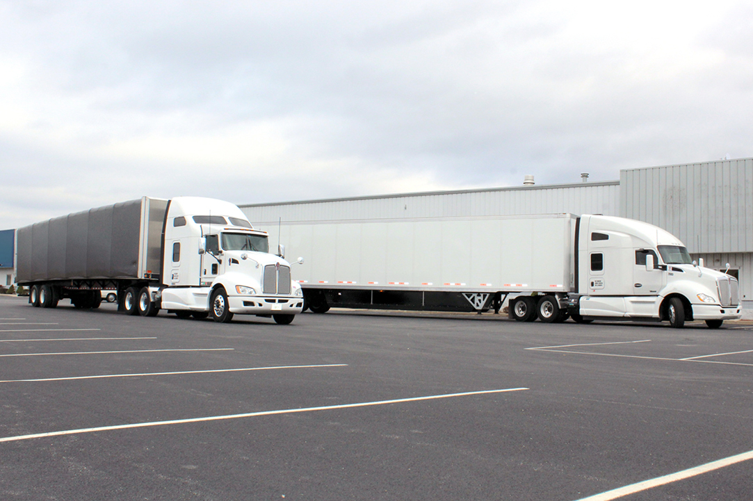 Buchanan Logistics, Inc. utilizes dry van, flatbed, and Conestoga trailers to transport customer freight.