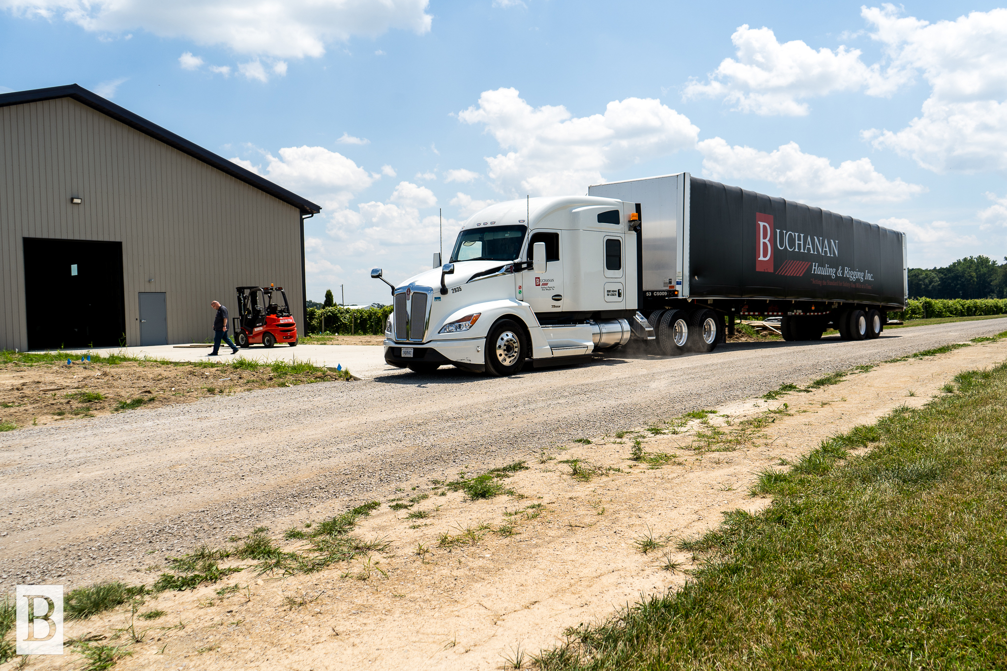 Buchanan Logistics Delivers to Country Heritage
