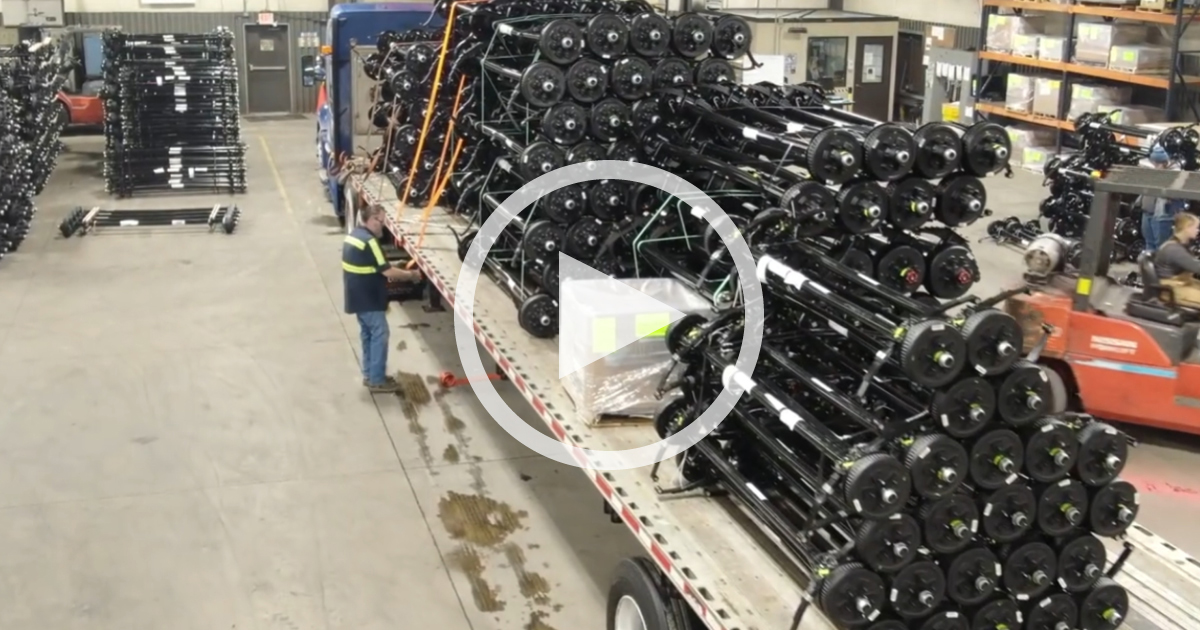 Flatbed Freight for Industrial Axle Transport