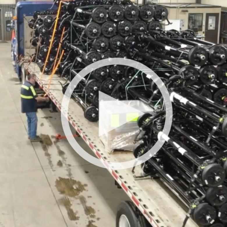 Flatbed Freight for Industrial Axle Transport Flatbed Freight for Industrial Axle Transport