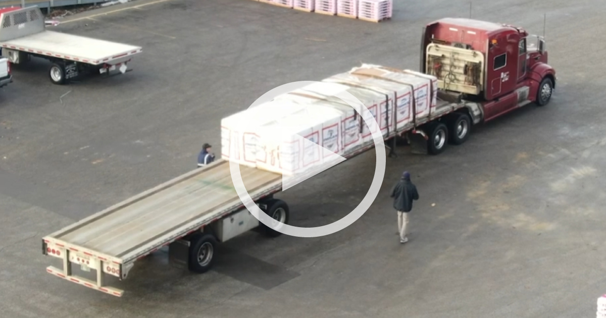 Flatbed Shingle Transport from Fort Wayne