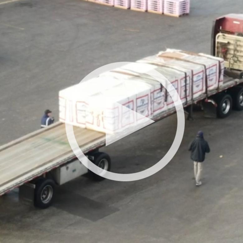 Flatbed Shingle Transport from Fort Wayne Flatbed Shingle Transport from Fort Wayne