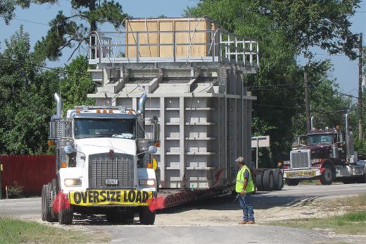 Buchanan team moving an oversized load Buchanan team moving an oversized load