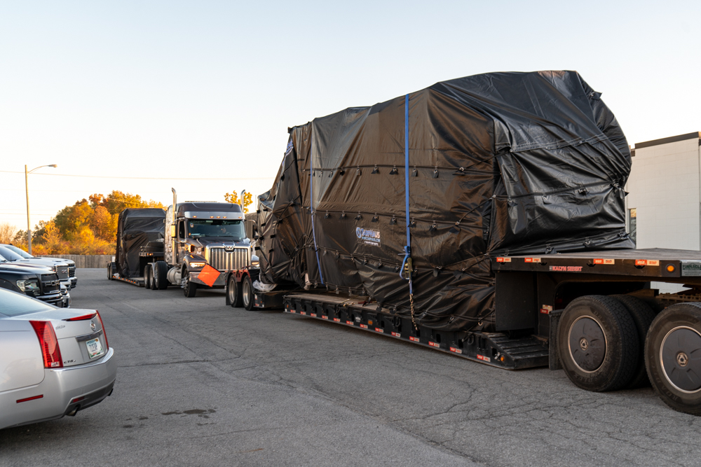 Buchanan Logistics Thermoformer Delivery to Fort W