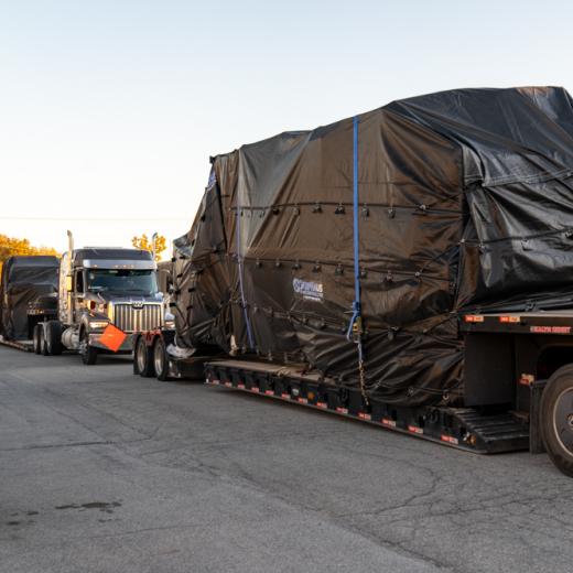 Buchanan Logistics Thermoformer Delivery to Fort W Buchanan Logistics Thermoformer Delivery to Fort W