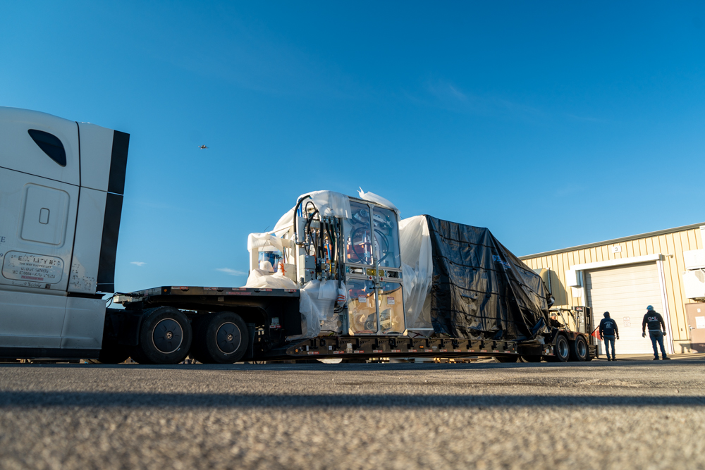 Buchanan Logistics Thermoformer Delivery to Fort W