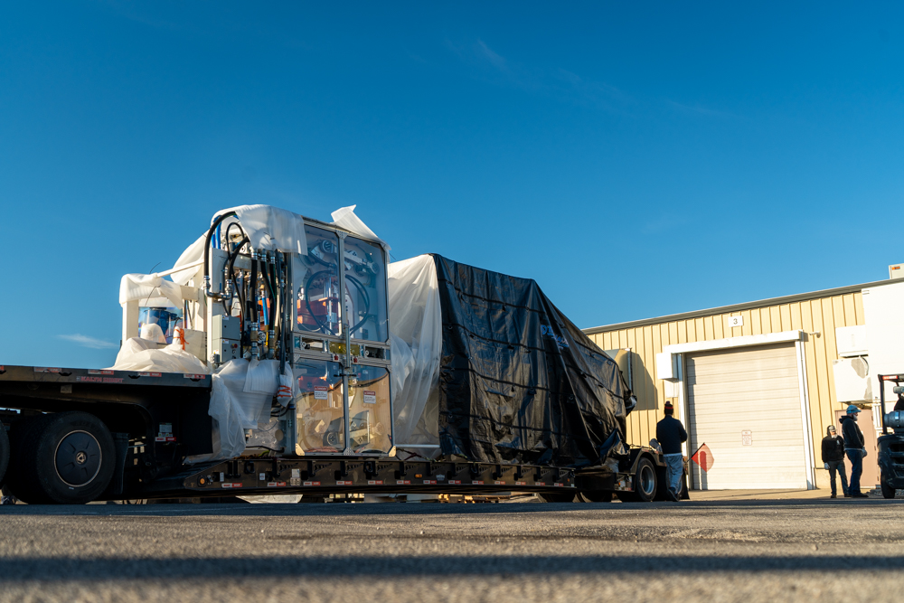 Buchanan Logistics Thermoformer Delivery to Fort W