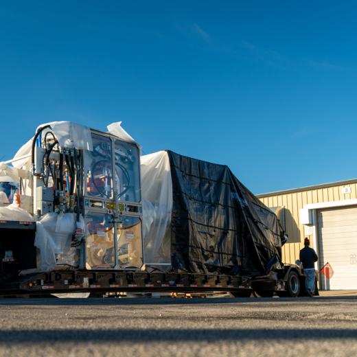 Buchanan Logistics Thermoformer Delivery to Fort W Buchanan Logistics Thermoformer Delivery to Fort W