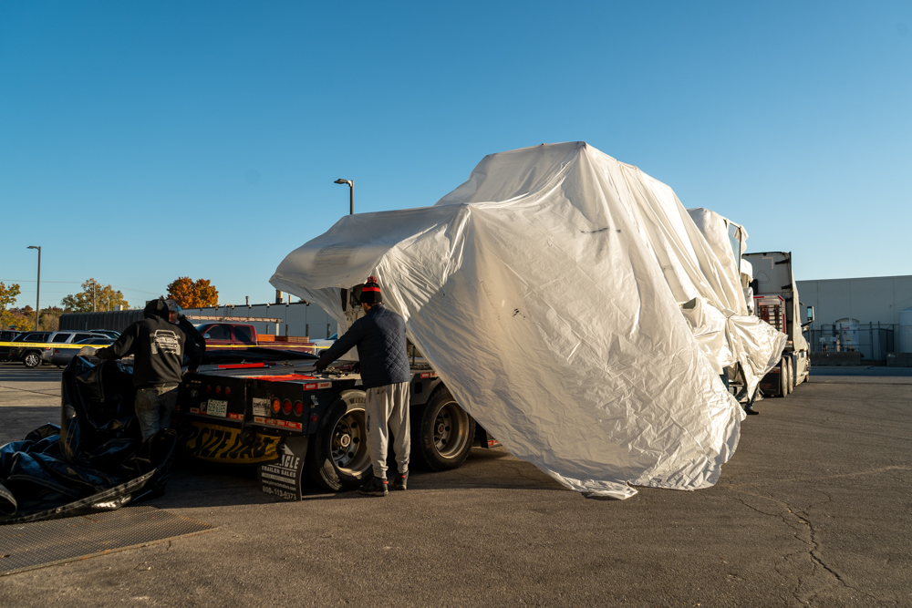 Buchanan Logistics Thermoformer Delivery to Fort W