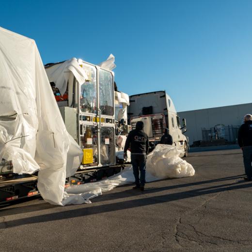 Buchanan Logistics Thermoformer Delivery to Fort W Buchanan Logistics Thermoformer Delivery to Fort W