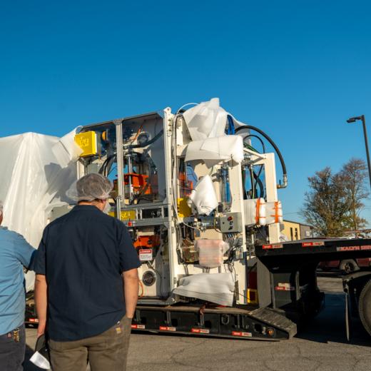 Buchanan Logistics Thermoformer Delivery to Fort W Buchanan Logistics Thermoformer Delivery to Fort W