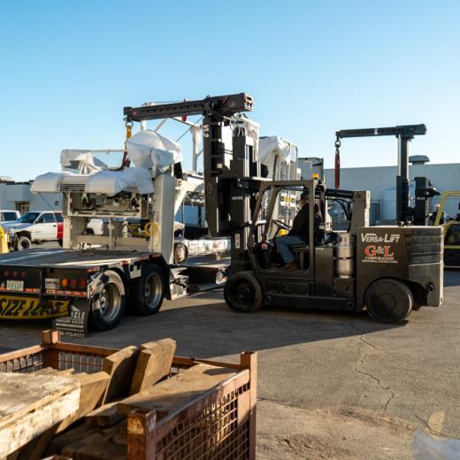 Buchanan Logistics Thermoformer Delivery to Fort W Buchanan Logistics Thermoformer Delivery to Fort W