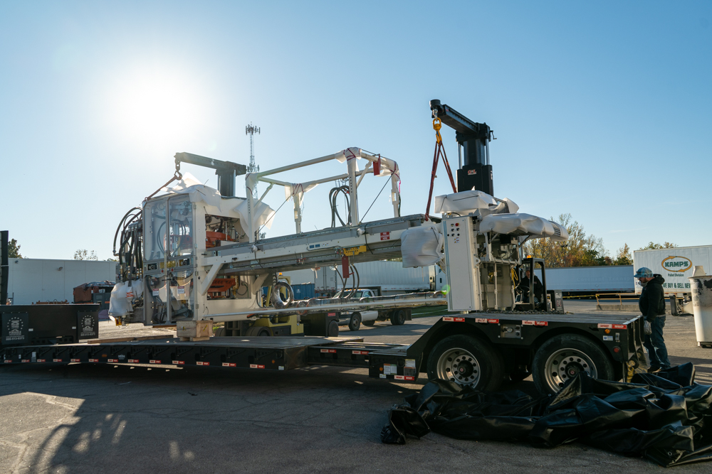 Buchanan Logistics Thermoformer Delivery to Fort W