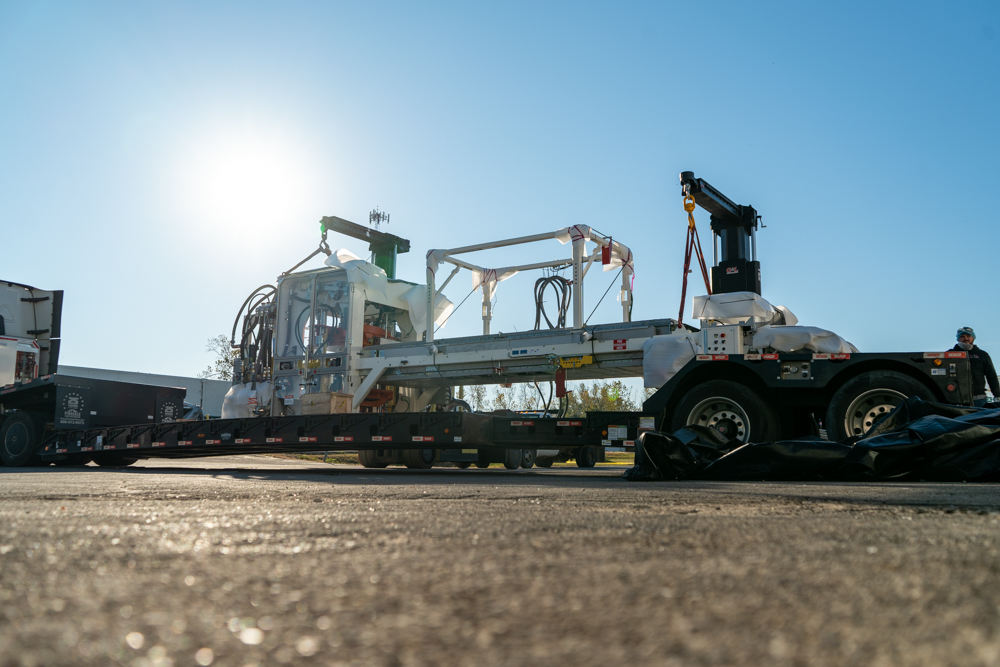 Buchanan Logistics Thermoformer Delivery to Fort W