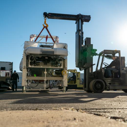 Buchanan Logistics Thermoformer Delivery to Fort W Buchanan Logistics Thermoformer Delivery to Fort W