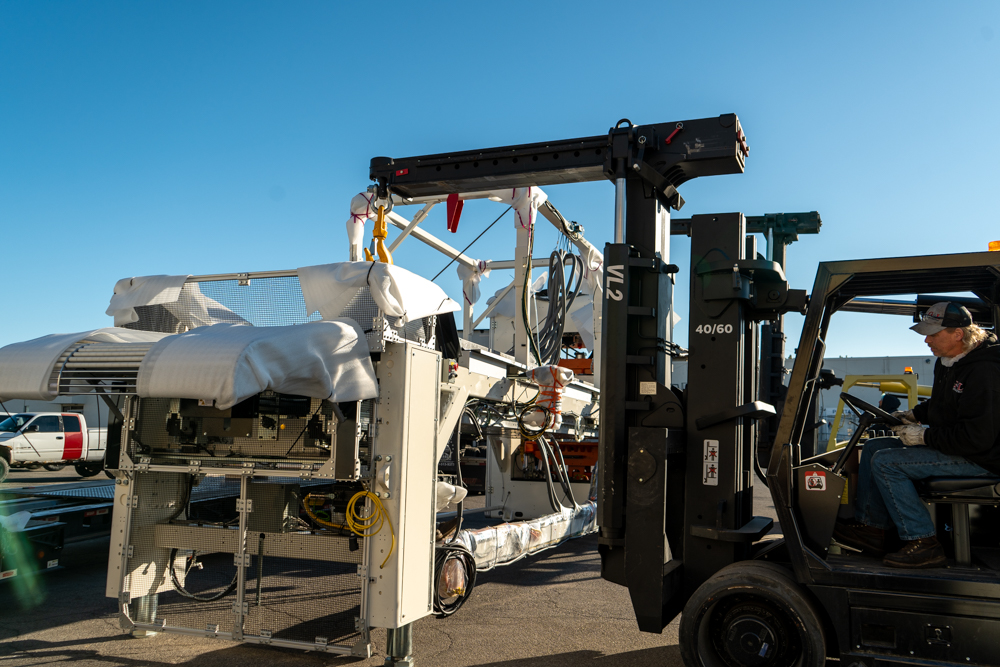 Buchanan Logistics Thermoformer Delivery to Fort W