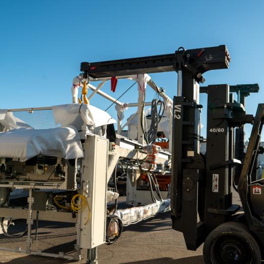 Buchanan Logistics Thermoformer Delivery to Fort W Buchanan Logistics Thermoformer Delivery to Fort W