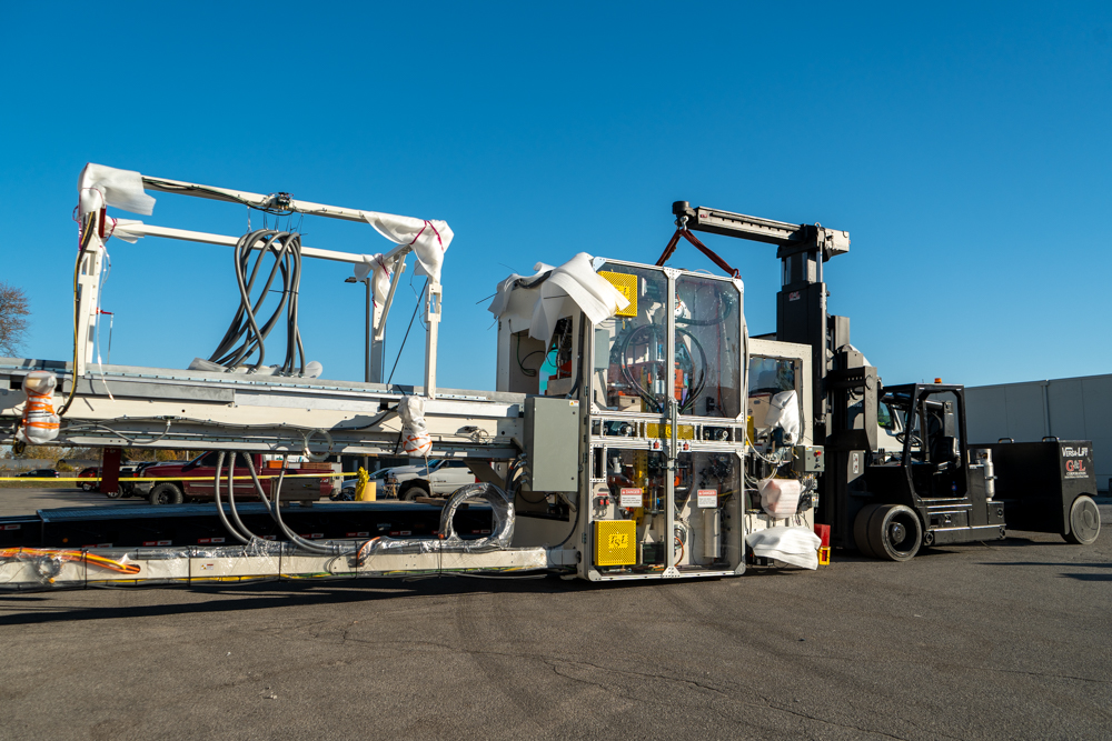 Buchanan Logistics Thermoformer Delivery to Fort W