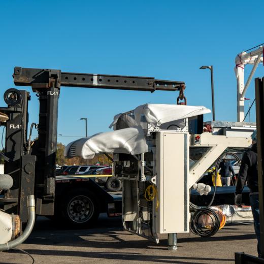 Buchanan Logistics Thermoformer Delivery to Fort W Buchanan Logistics Thermoformer Delivery to Fort W