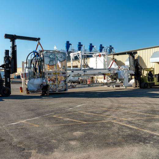 Buchanan Logistics Thermoformer Delivery to Fort W Buchanan Logistics Thermoformer Delivery to Fort W