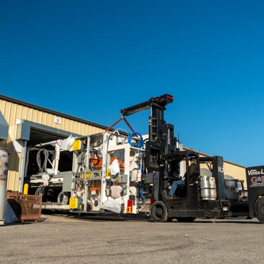 Buchanan Logistics Thermoformer Delivery to Fort W Buchanan Logistics Thermoformer Delivery to Fort W