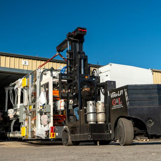 Buchanan Logistics Thermoformer Delivery to Fort W Buchanan Logistics Thermoformer Delivery to Fort W