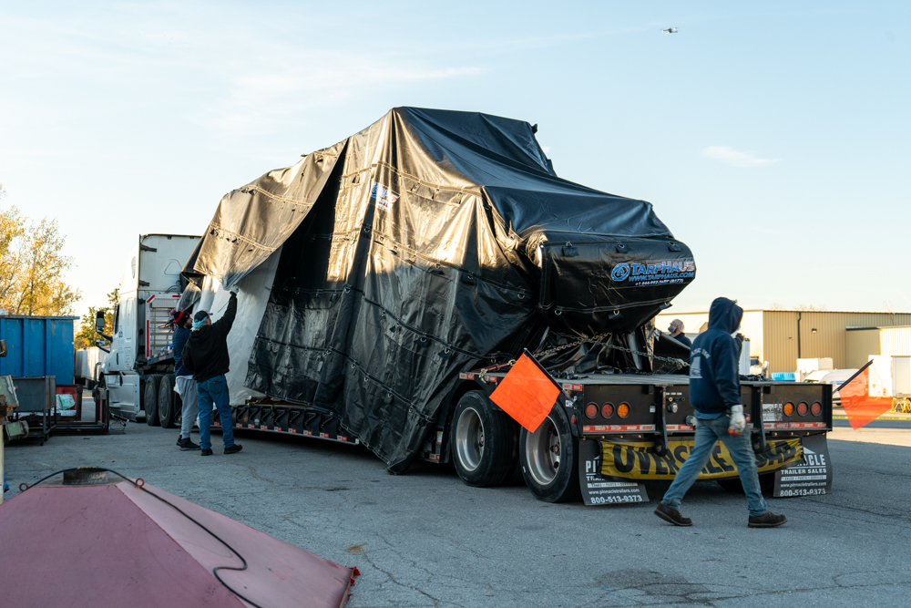 Buchanan Logistics Thermoformer Delivery to Fort W