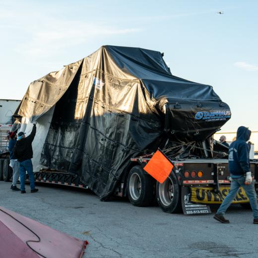 Buchanan Logistics Thermoformer Delivery to Fort W Buchanan Logistics Thermoformer Delivery to Fort W