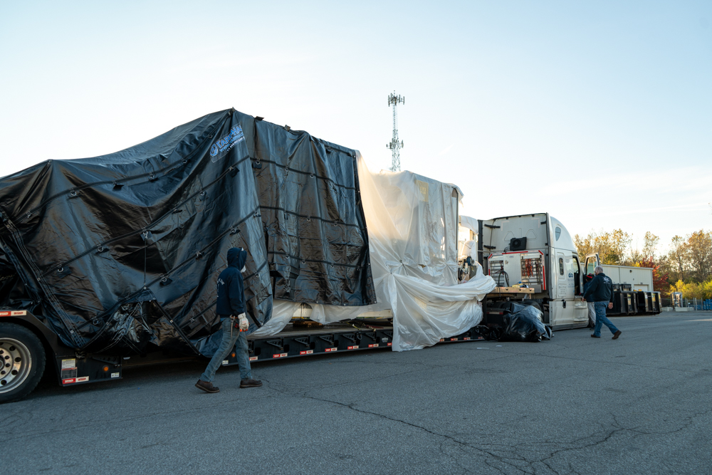 Buchanan Logistics Thermoformer Delivery to Fort W