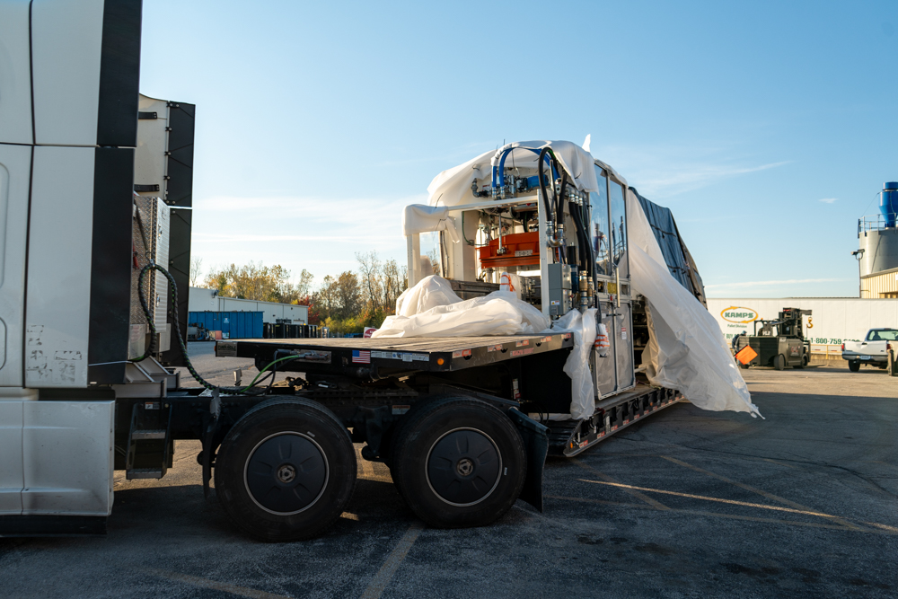 Buchanan Logistics Thermoformer Delivery to Fort W