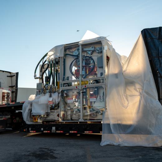 Buchanan Logistics Thermoformer Delivery to Fort W Buchanan Logistics Thermoformer Delivery to Fort W